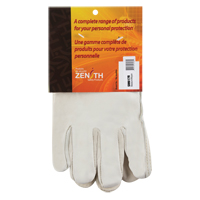 Winter-Lined Driver's Gloves, Medium, Grain Cowhide Palm, Fleece Inner Lining We Share Industrial Supply