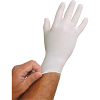 Gants jetables BioTek, Petit, Latex, 6 mils, Poudr&eacute;s, Blanc We Share Industrial Supply