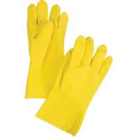 ChemStop Gloves, Size Small/7, 12" L, Latex, Flock-Lined Inner Lining, 16-mil We Share Industrial Supply