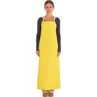 Tablier robuste renforc&eacute;, N&eacute;opr&egrave;ne, 45" lo x 35" la, Jaune We Share Industrial Supply