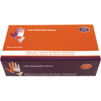 Gants calibre industriel, Moyen, Latex, Poudr&eacute;s, Blanc We Share Industrial Supply