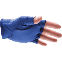 Doublures antichocs pour gants sans doigts, main gauche, 6/T-petit, Paume en Synth&eacute;tique, Poignet &agrave; enfiler We Share Industrial Supply