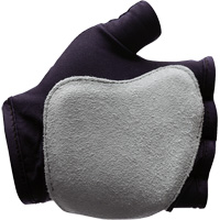 Gants antichocs sans doigts, main gauche, T-petit, Paume en Cuir refendu, Poignet &agrave; enfiler We Share Industrial Supply