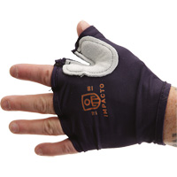 Gant sans doigts Tool Grip avec pi&egrave;ce de sangle, gauche, Taille T-petit, Paume Su&egrave;de We Share Industrial Supply