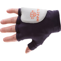 Gants de protection sans doigts paume/c&ocirc;t&eacute;, gauche, T-petit, Paume en Su&egrave;de, Poignet &agrave; enfiler We Share Industrial Supply