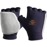 Enveloppe protectrice pour gant gauche contre les impacts lat&eacute;raux et de la paume, T-petit, Paume en Cuir fleur, Poignet &agrave; enfiler We Share Industrial Supply