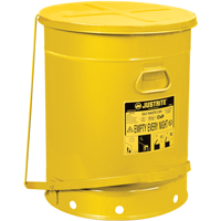 Oily Waste Cans, FM Approved/UL Listed, 21 US gal., Yellow We Share Industrial Supply