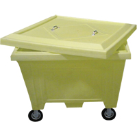 Extra Large Tote with 4" Wheels, 223 US gal. Capacity We Share Industrial Supply