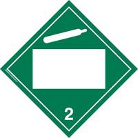 Plaque-&eacute;tiquette TMD gaz non toxique, Plastique We Share Industrial Supply