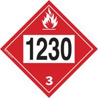 Plaque-&eacute;tiquette TMD 1230 pour m&eacute;thanol, Plastique We Share Industrial Supply