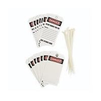 Self-Laminating Accident Prevention Tags, Polyester, 3" W x 5-3/4" H, English We Share Industrial Supply