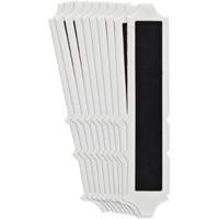 &eacute;tiquettes de lettres et chiffres gothiques individuels Quick-Align, I, 4" h, Noir We Share Industrial Supply