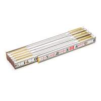 R&egrave;gle de maçon Red End, 6' lo, Bois, Graduations de 1/16" We Share Industrial Supply