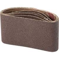 Courroie abrasive pour ponceuse portative, 3" la x 21" lo, Oxyde d'aluminium, Grain 100 We Share Industrial Supply