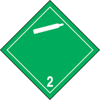 TDG Shipping Labels, Class 2.2, Non-Flammable & Non-Toxic Gases, Vinyl We Share Industrial Supply