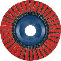 Disque &agrave; lamelles Twin Flap, 4-1/2" x 7/8", Type 27, Grain 40, C&eacute;ramique/Alumine de zirconium We Share Industrial Supply