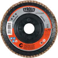 Disque &agrave; lamelles, 4-1/2" x 5/8"-11, Type 27, Grain 40, C&eacute;ramique We Share Industrial Supply