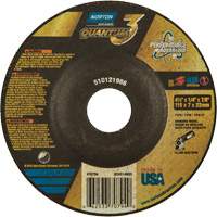 Meule Quantum3, 4-1/2" x 1/4", Arbre 7/8", C&eacute;ramique d'alumine, Type 27 We Share Industrial Supply