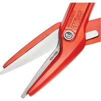 Cisaille d'&eacute;tain en aluminium dentel&eacute; de 13" avec poign&eacute;e tremp&eacute;e, Longueur de coupe de 3", Coupe Droit We Share Industrial Supply
