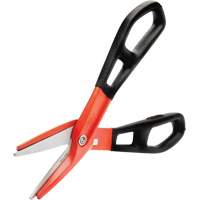 Cisaille d'&eacute;tain en aluminium dentel&eacute; de 13" avec poign&eacute;e tremp&eacute;e, Longueur de coupe de 3", Coupe Droit We Share Industrial Supply