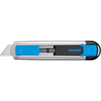 Secunorm 525 Retractable Safety Knife with Blunt Tip Blade, 18 mm, Aluminum Handle We Share Industrial Supply