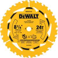 Ripping Circular Saw Blade, 8-1/4", 40 Teeth, Wood Use We Share Industrial Supply