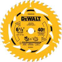 Framing Circular Saw Blade, 6-1/2", 40 Teeth, Wood Use We Share Industrial Supply