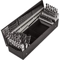 Jobber Length Combination Drill Bit Set, 114 Pieces, High Speed Steel We Share Industrial Supply