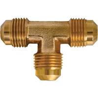 Flare Tee Forged-tube On 3 Ends, 3/8" x 3/8" x 1/4" We Share Industrial Supply