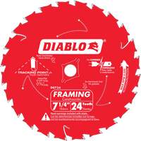 Lame de scie &agrave; charpente, 7-1/4", 24 dents, Pour Bois We Share Industrial Supply