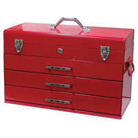 Coffre &agrave; outils, 9-3/5" P x 21-3/10" la x 14-1/2" h, Rouge We Share Industrial Supply