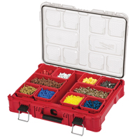 Packout Organizer, 20" x 15" x 5", Black/Red We Share Industrial Supply
