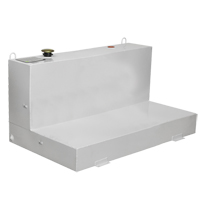 Steel Fuel Transfer Tank, Steel, 100 Gal. Capacity, White We Share Industrial Supply