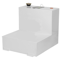 Steel Fuel Transfer Tank, Steel, 48 gal. Capacity, White We Share Industrial Supply