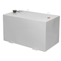 Steel Fuel Transfer Tank, Steel, 100 Gal. Capacity, White We Share Industrial Supply