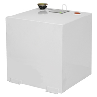 Steel Fuel Transfer Tank, Steel, 50 gal. Capacity, White We Share Industrial Supply
