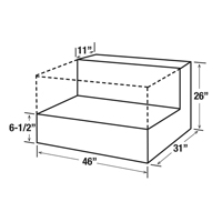 Steel Fuel Transfer Tank, Steel, 85 gal. Capacity, Black We Share Industrial Supply