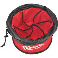 Parachute Organizer Bag, 11-4/5" L x 11-4/5" W x 11" H, Nylon, Black/Red We Share Industrial Supply