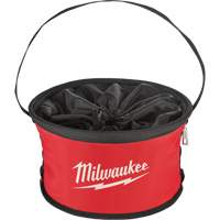 Parachute Organizer Bag, 11-4/5" L x 11-4/5" W x 11" H, Nylon, Black/Red We Share Industrial Supply