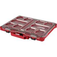 Packout Low-Profile Organizer, 19-3/4" x 16-2/5" x 2-1/2", Black/Red We Share Industrial Supply