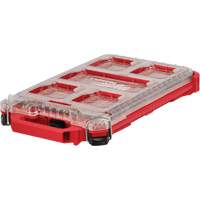 Packout Compact Low-Profile Organizer, 16-2/5" x 9-3/4" x 2-1/2", Black/Red We Share Industrial Supply