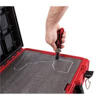 Packout Tool Case with Customizable Insert, 20-7/10" x 15-1/5" x 6-1/5", Black/Red We Share Industrial Supply