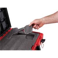 Packout Tool Case with Customizable Insert, 20-7/10" x 15-1/5" x 6-1/5", Black/Red We Share Industrial Supply