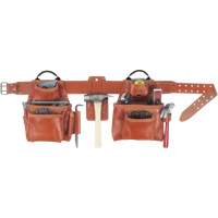 Deluxe Tool Belt Combo, Leather, Tan We Share Industrial Supply