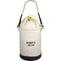 Parachute Top Tool Bucket, 11-1/2" L x 11-1/2" W x 16" H, Canvas, Beige We Share Industrial Supply