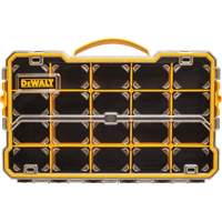 Compartment Pro Organizer, 11" W x 17-5/8" D x 2-7/8" H, Black/Yellow We Share Industrial Supply