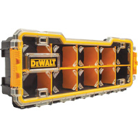 Compartment Pro Organizer, 6-5/8" W x 17-5/8" D x 2-7/8" H, Black/Yellow We Share Industrial Supply
