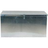 Boîte &agrave; outils portative en t&ocirc;le larm&eacute;e d'aluminium, 25-1/16" P x 49-1/4" la x 24" h, Argent We Share Industrial Supply