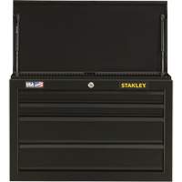 100 Series Tool Chest, 26" W, 4 Drawers, Black We Share Industrial Supply