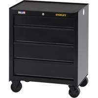 100 Series Rolling Tool Chest, 4 Drawers, 26-1/2" W x 18" D x 32" H, Black We Share Industrial Supply